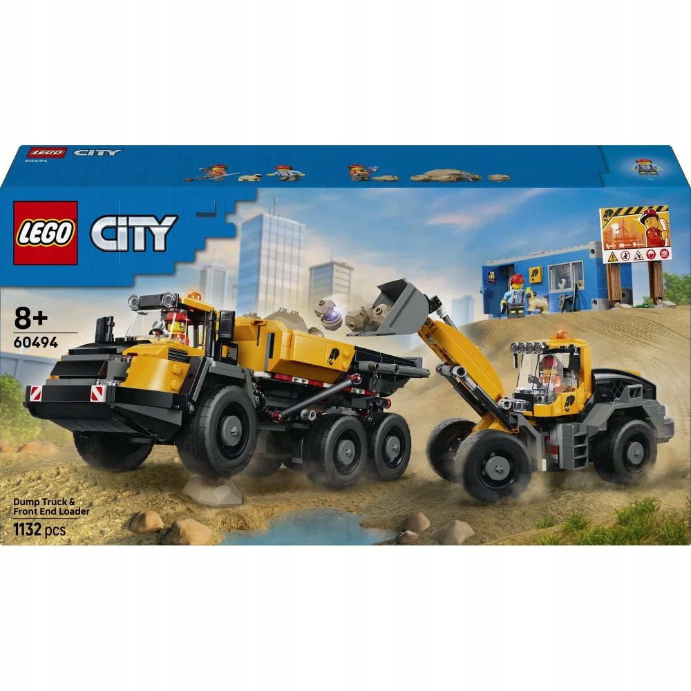 * Lego City Sklápěč a čelní nakladač 60494
