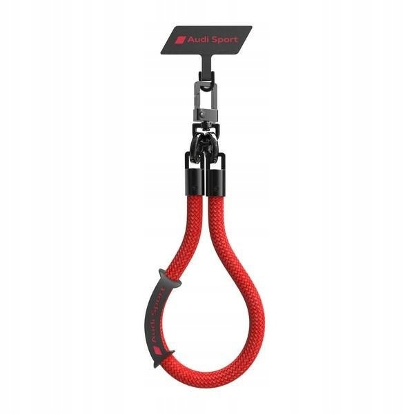 Audi uniwersalna smycz do telefonu 28cm 10mm czerwony/red AUS-HSL10-RSQ/D1-