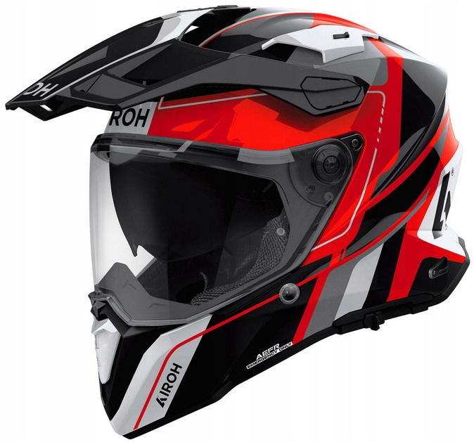 Airoh Commander 2 Skip Red Gloss Motocyklová Prilba Cross Enduro S