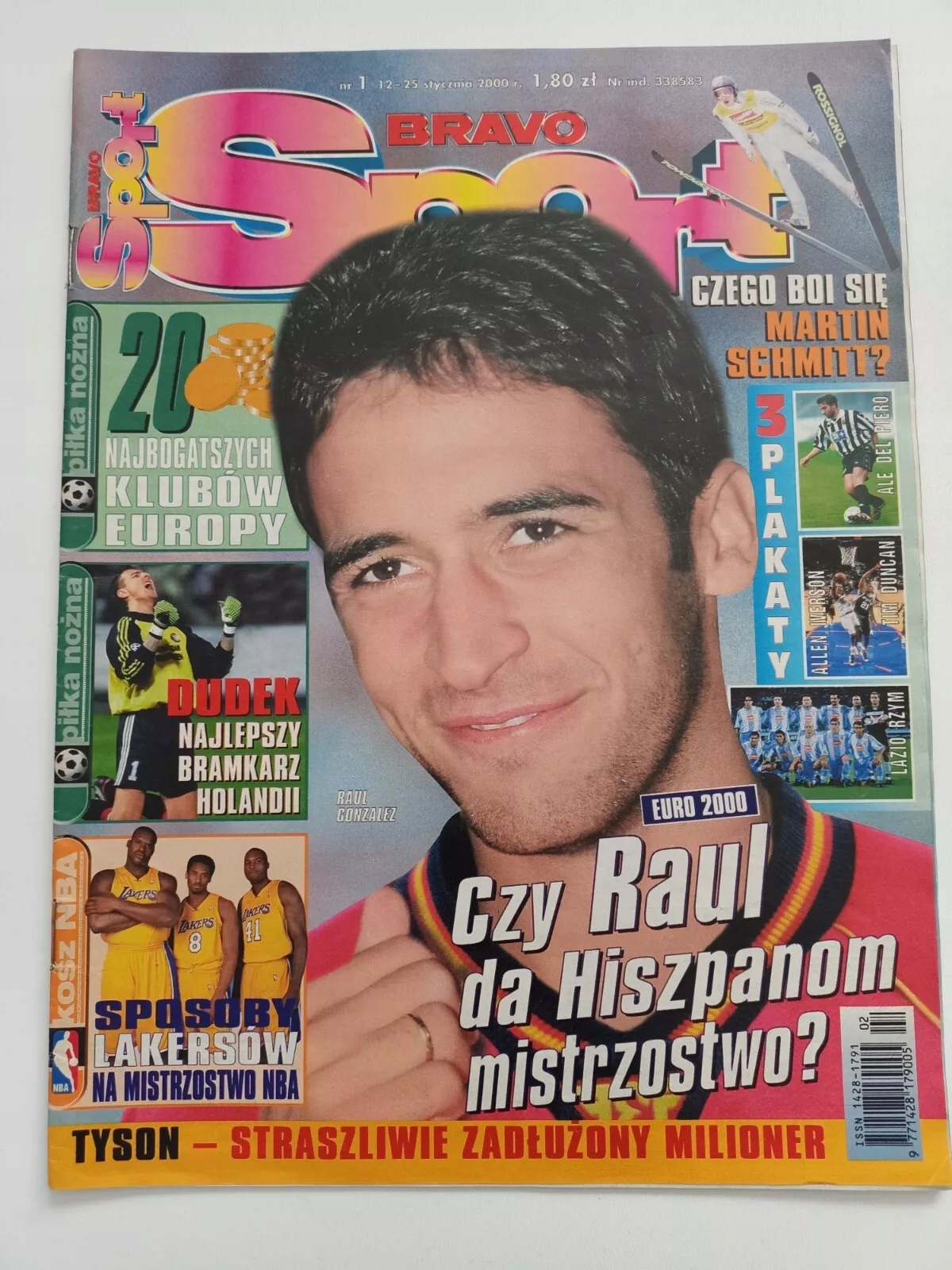 Bravo Sport 2000 Raul Gonzalez Del Piero Allen Iverson Mike Tyson Kompletny