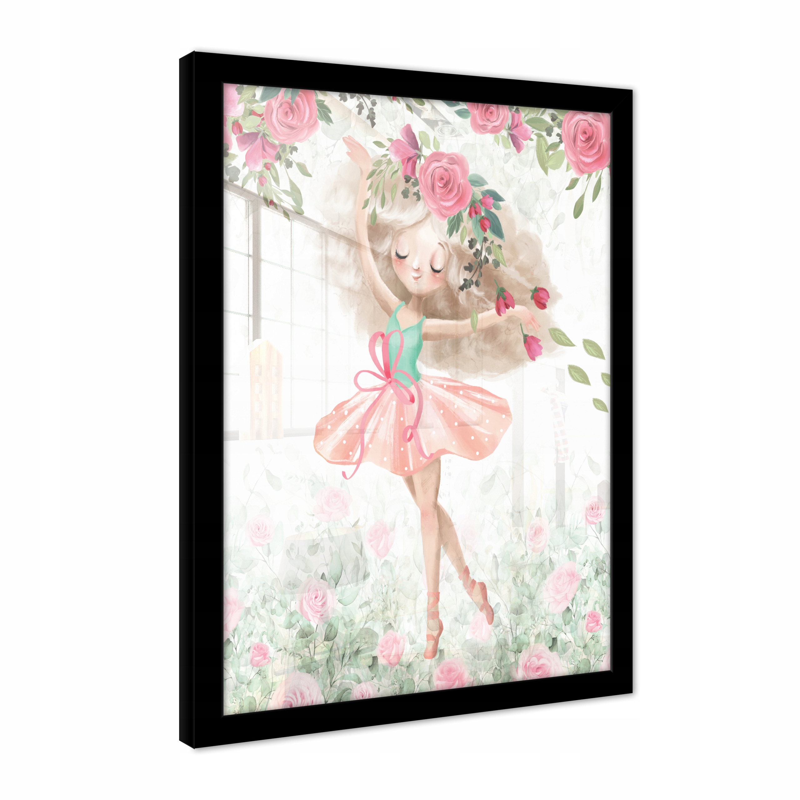 Obraz Na Zeď V Rámu Plakát Do Dětského Pokoje Baletka 100x70
