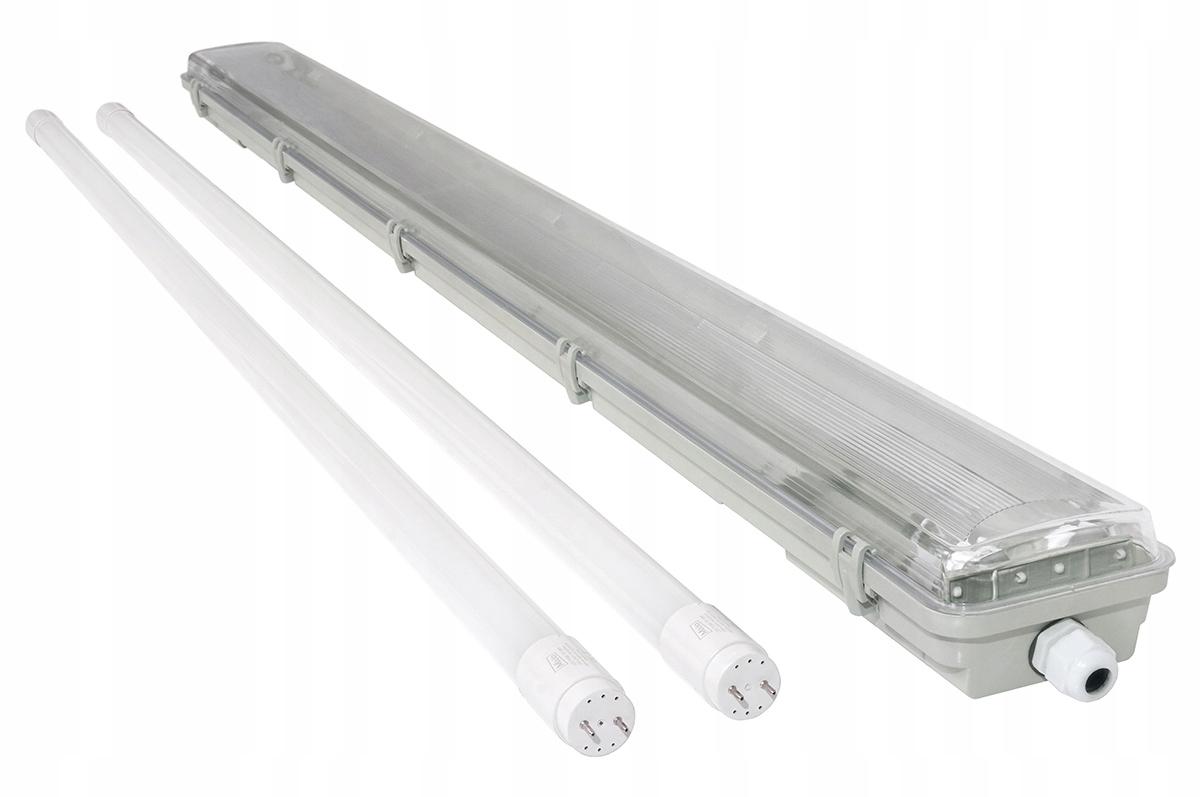 Светильник Герметичный 120см лампа + 2x лампы LED