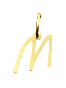 

Literka "M" Zawieszka Złota 333