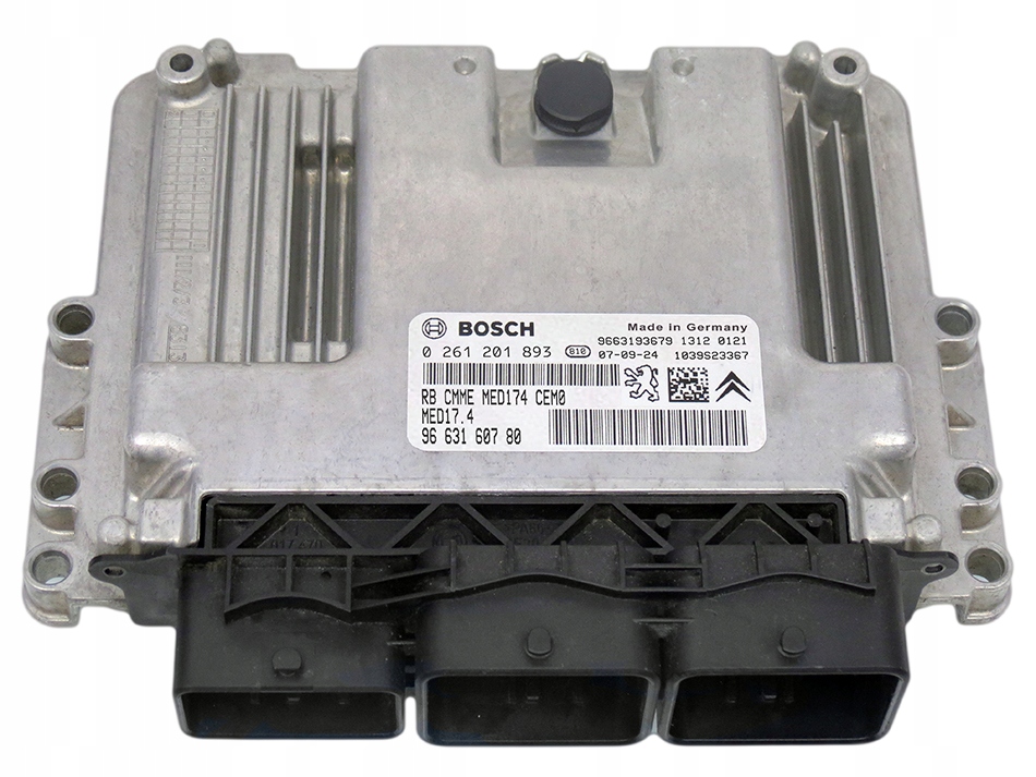KOMPUTER ECU PEUGEOT 207 1.6 9663160780 0261201893