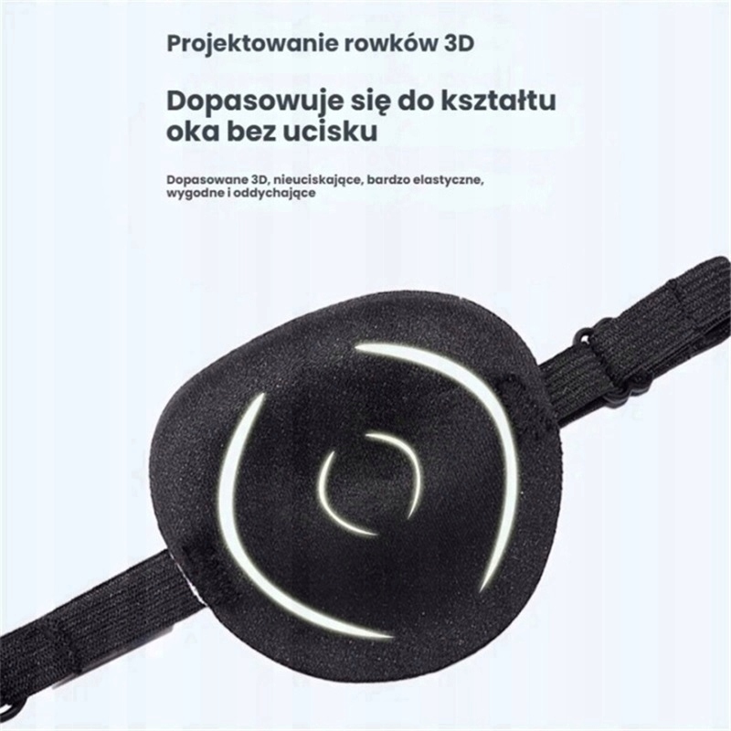 Vaikiška akių kaukė miegui, reguliuojama, patogiam miegui nuotrauka 11