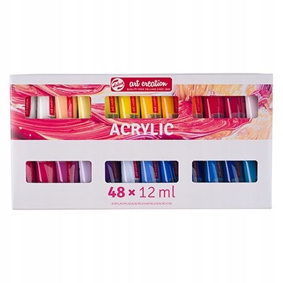 Akrylové barvy Art Creation, 48 x 12 ml