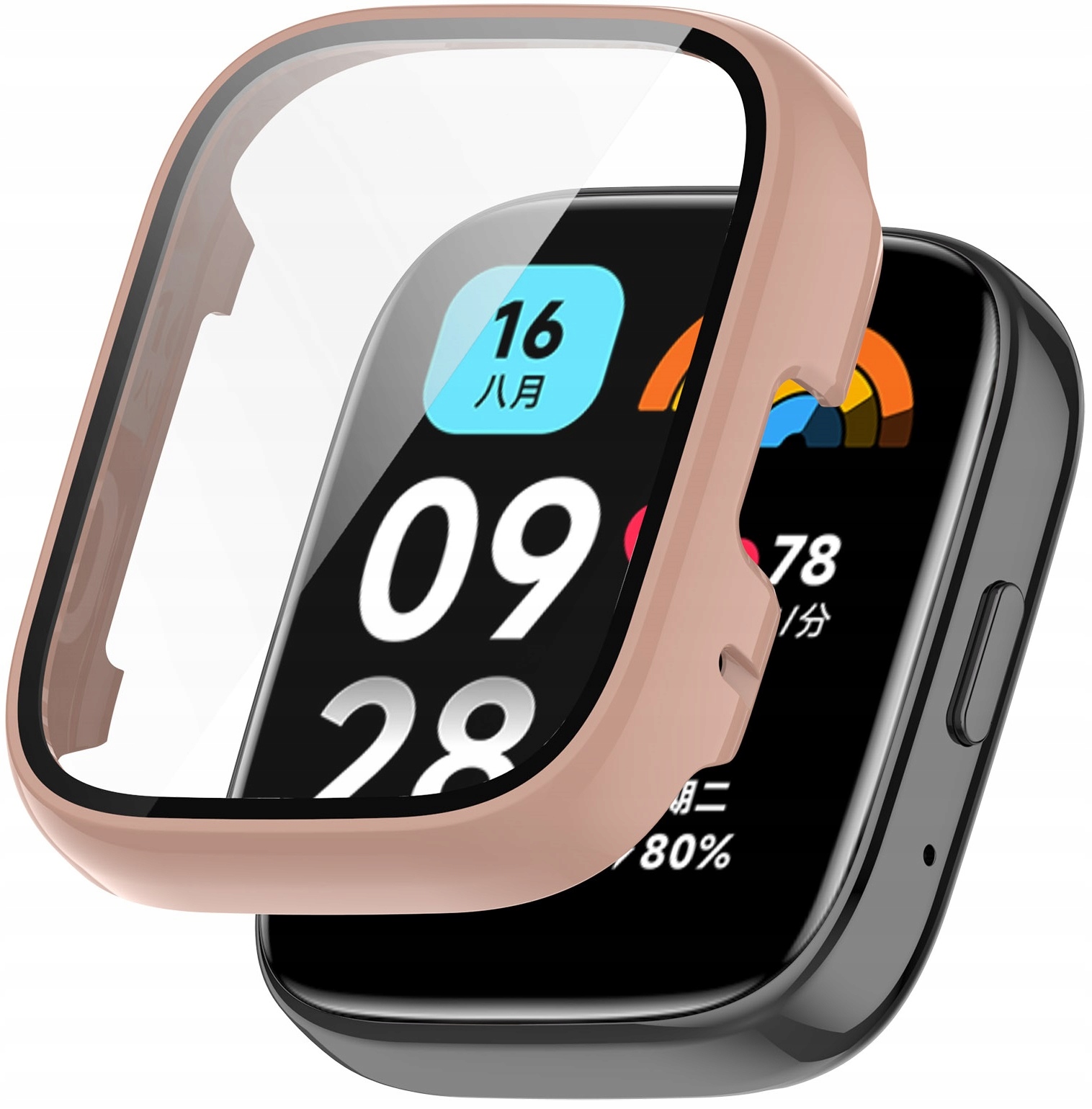 ETUI OCHRONNE + SZKŁO HARTOWANE 2w1 DO XIAOMI REDMI WATCH 3 ACTIVE | KOLORY