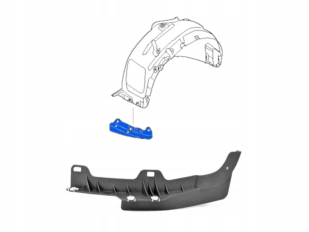 AUDI Q5 8R 2012-2016 PLASTIK LEWA 8R0853887