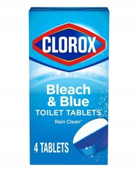 Levně Clorox Bleach Blue 4 ks – tablety do splachovače
