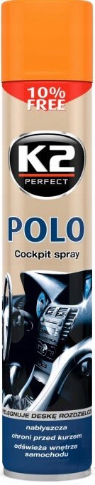 

K2 Polo Cockpit Do Kokpitu Plak Brzoskwinia 750ml