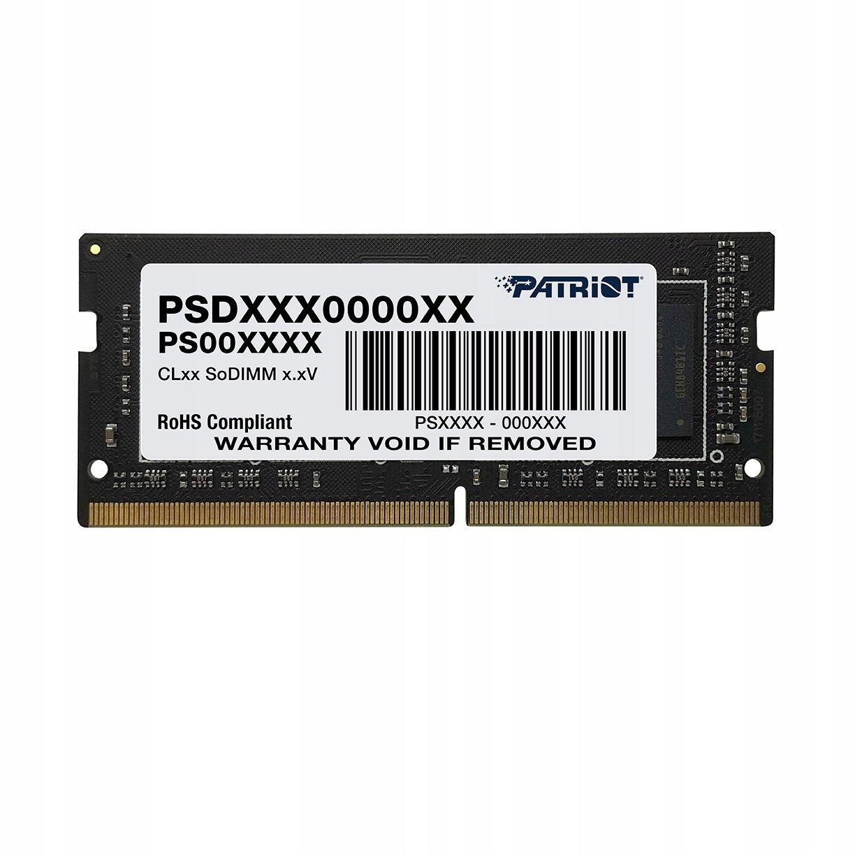 Patriot Signature Pamięć Sodimm DDR4 8GB 3200 MHz CL22