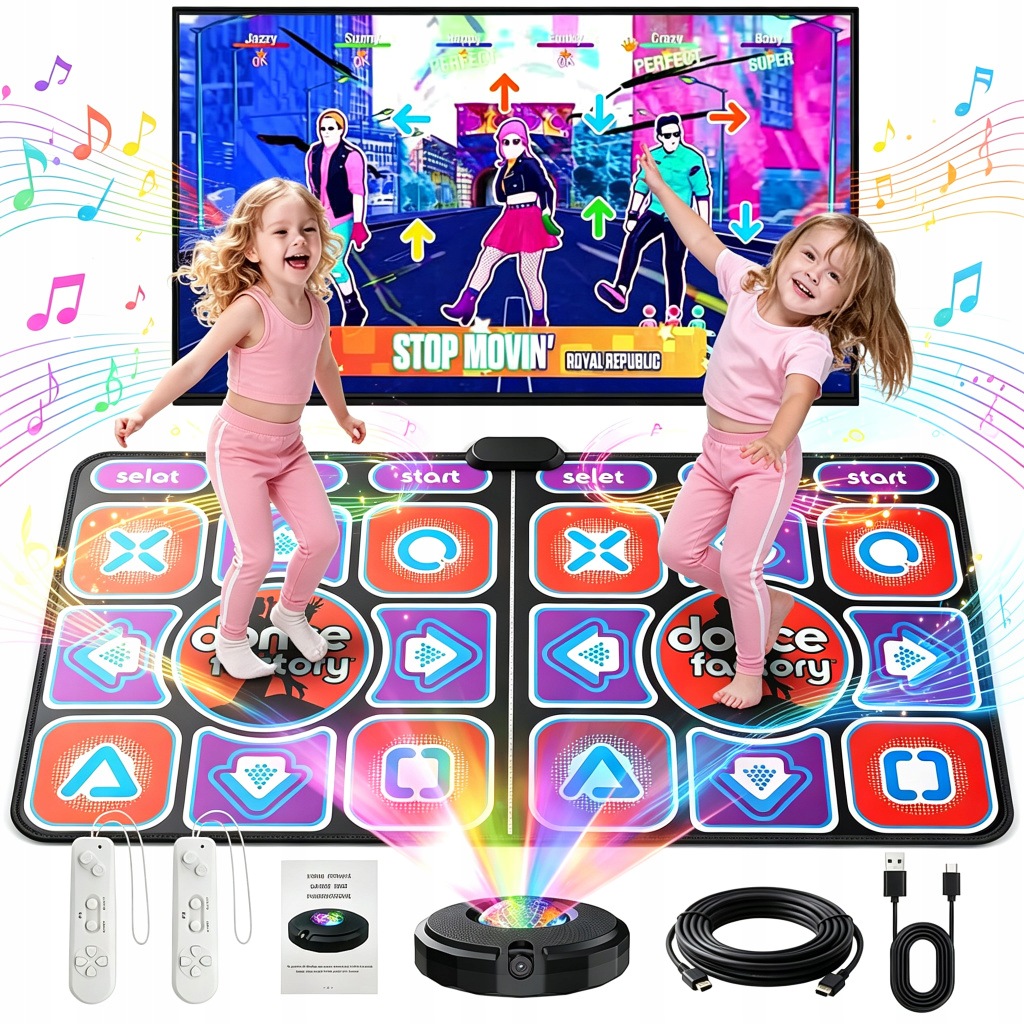 Mata Do Tańczenia Pc Tv Mata Taneczna Ar Kamera Tryb Mtv Kreskówka Fitness