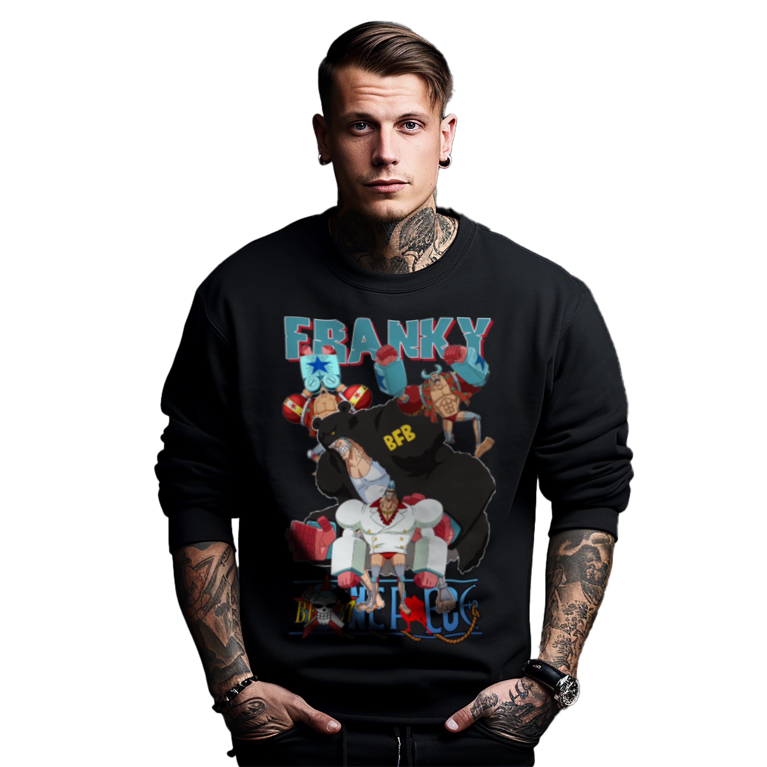 Mikina s potiskem Anime One Piece