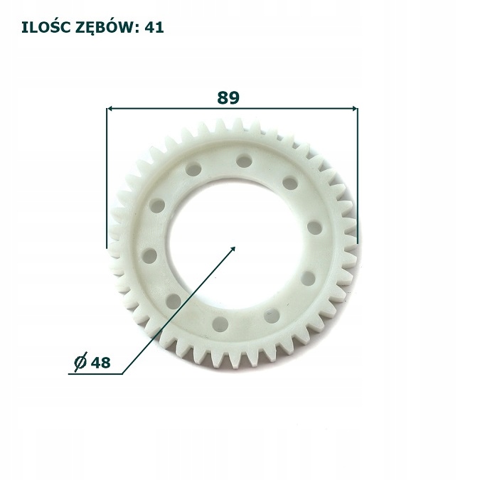 ZĘBATKA NAPĘDU - DUŻA 41 ZĘBÓW C460V S460V S510V Typ zębatka
