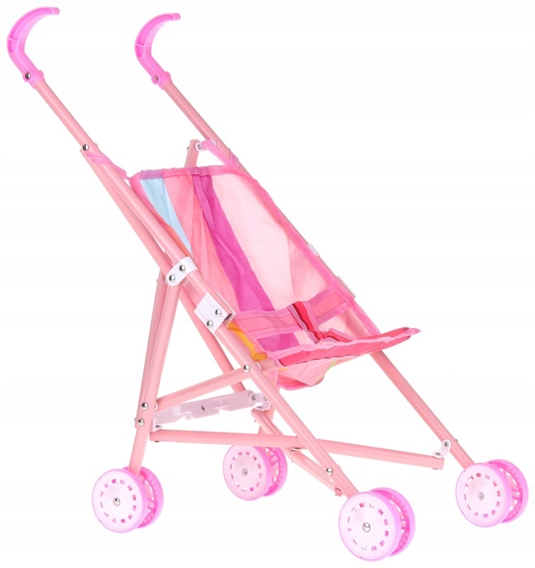 WÓZEK SPACEROWY METALOWY DLA LALEK