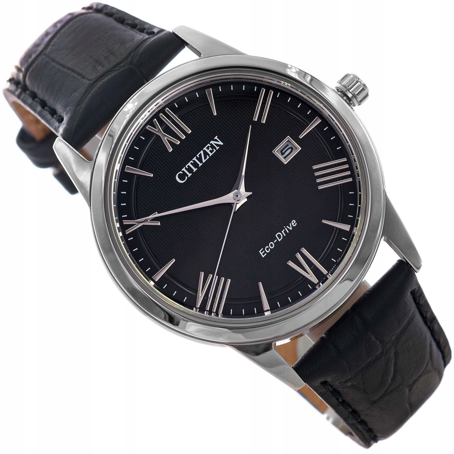Pánské Hodinky Citizen AW1231-07E Eco-drive Elegance Černé Na Řemínku