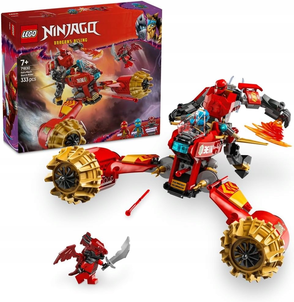 Lego Ninjago Kaiův bouřkový jezdec Mech Stavebnice