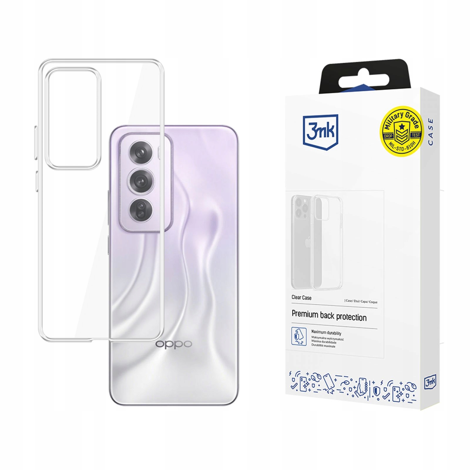 Oppo Reno 12 Pro 3MK Clear Case