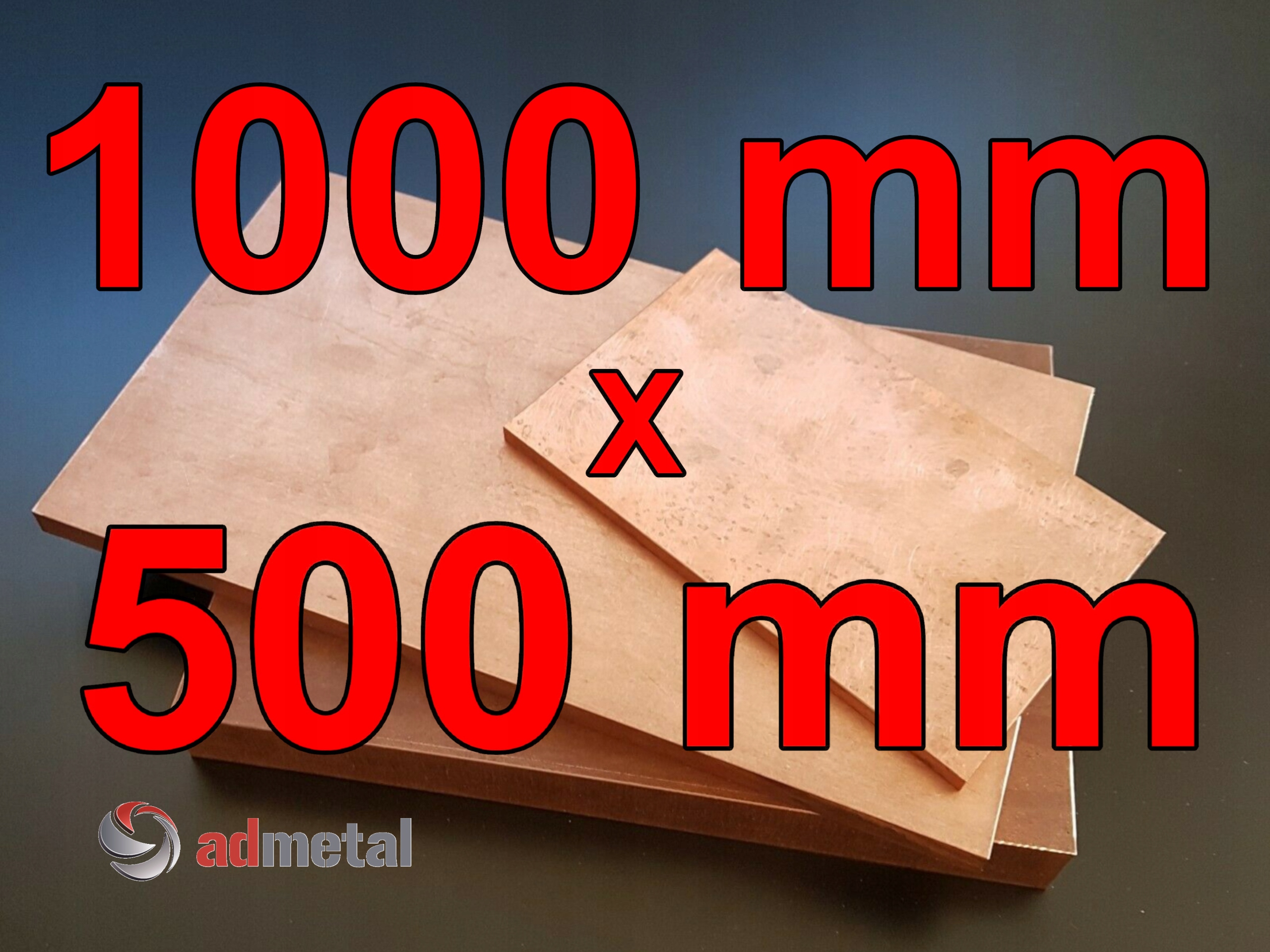 

Blacha miedziana 1x500x1000 mm M1Ez4