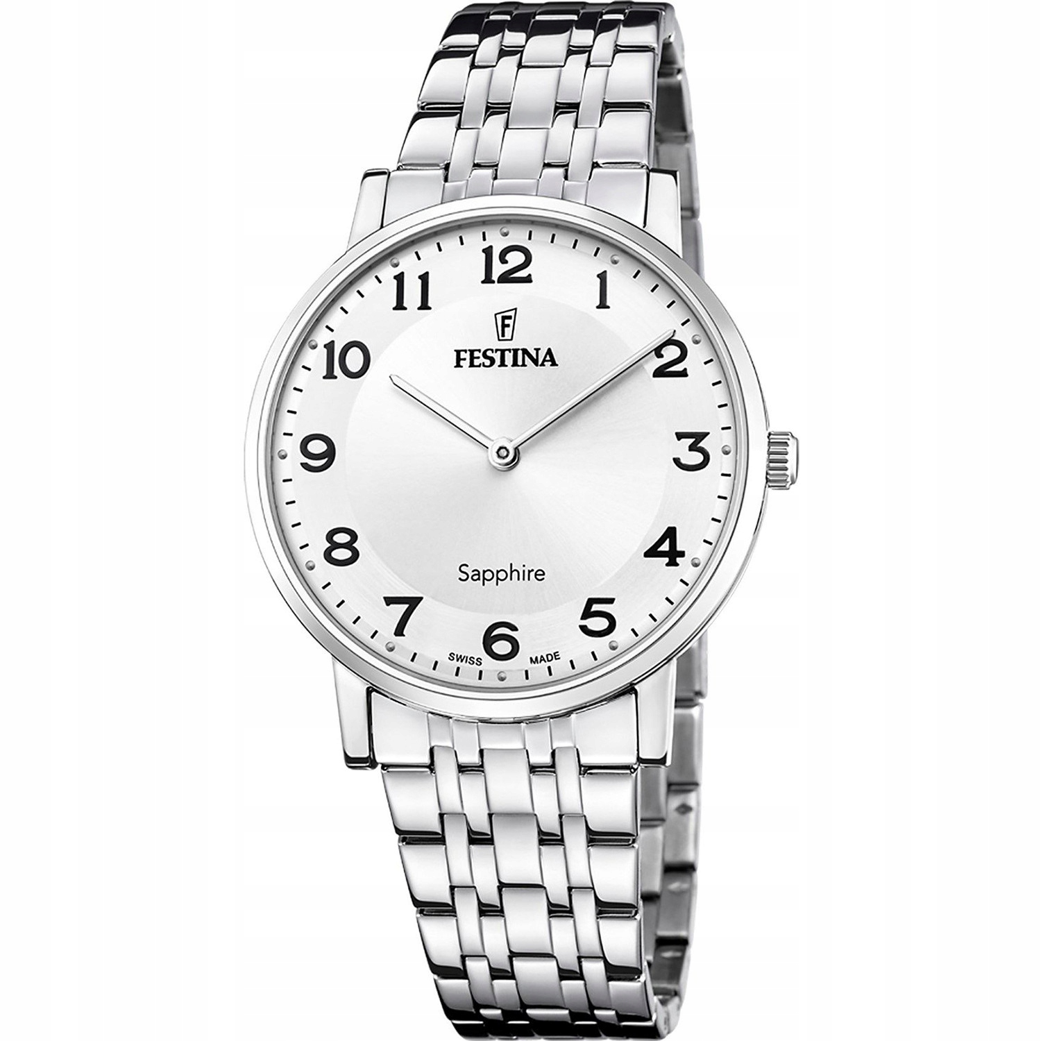 Pánské Hodinky Festina F20045-1 stříbrné
