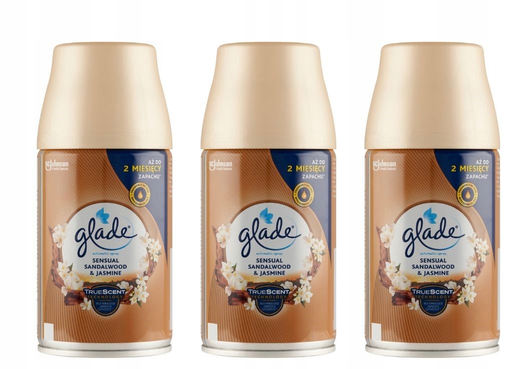 Levně Glade Osvěžovač Sandalwood Zásoba 3x269ml