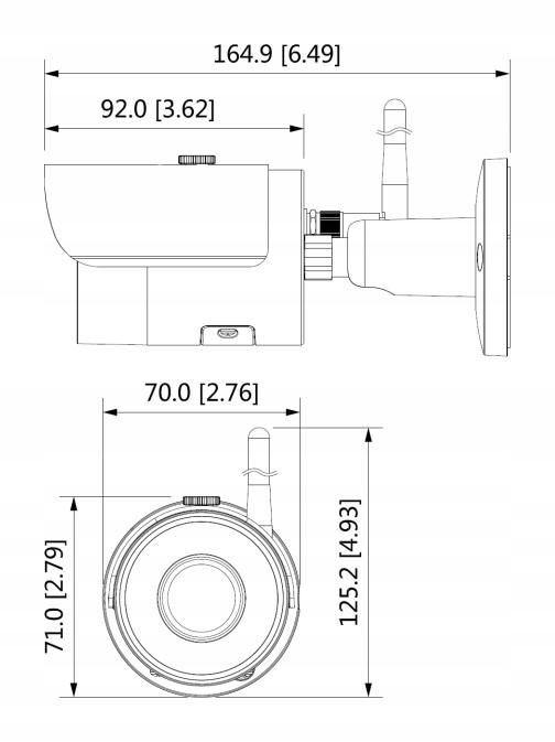 Kamera IP BCS-L-TIP12FR3-W / 2MPx, WiFi Model BCS-L-TIP12FR3-W