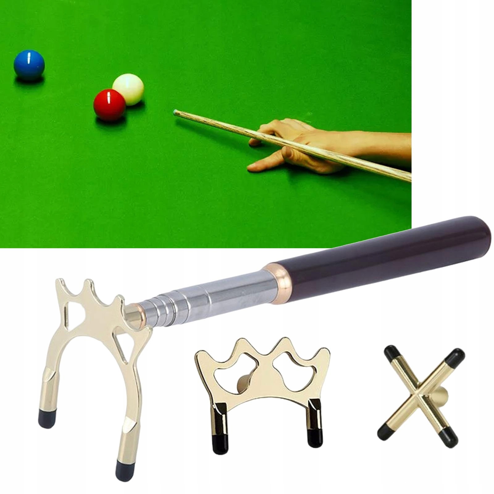 Extendable Billiards Cue Stick Bridge with Br Marka bez marki