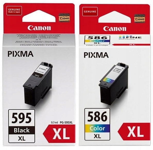 2x Tusz Canon PG595XL CL586XL 595 XL 586 XL Pixma TS4150i TS6550i TS7550i