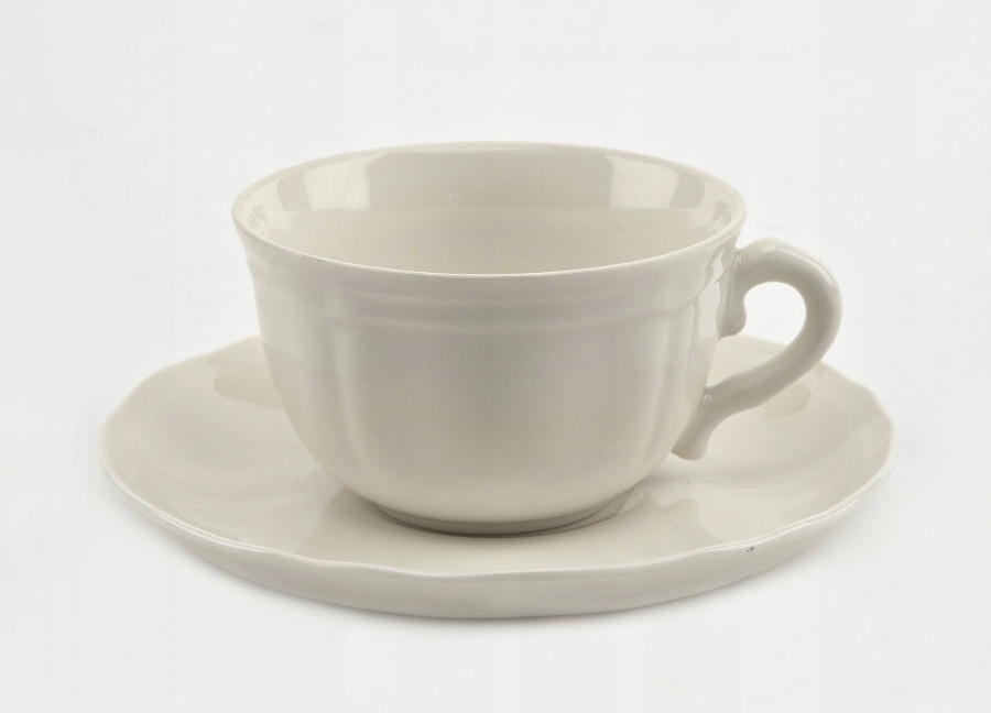 Castel Cream Filiżanka 220ml + spodek