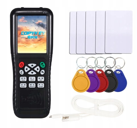 Programátor Rfid 125khz Čtečka Kopírka Klíčů Magnetických karet Nfc