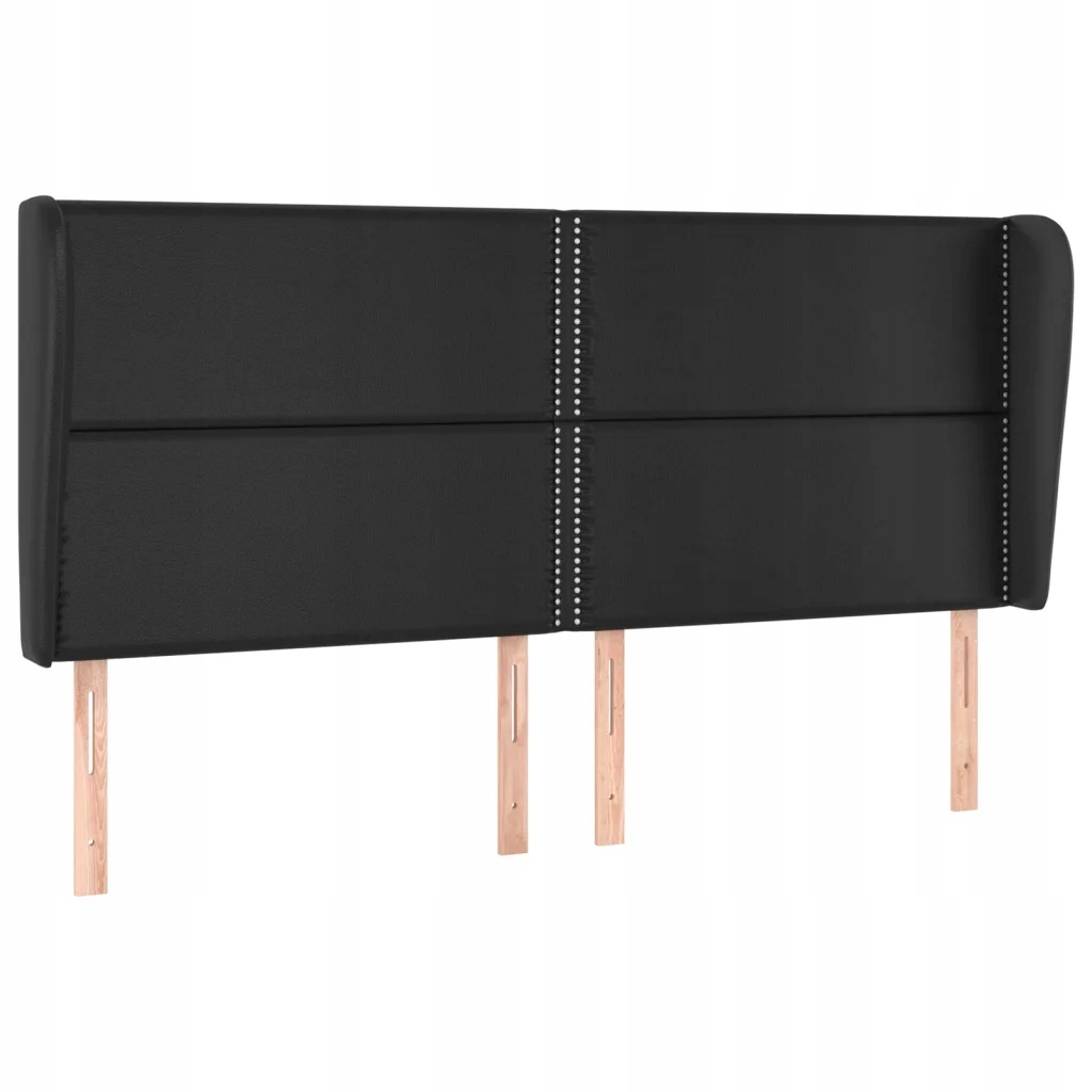 VidaXL opěrka hlavy ušní, černá, 203x23x118/128 cm,