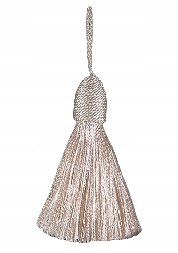 Chvost ozdobný 85mm/10 Ks béžová PE-02 KY-05