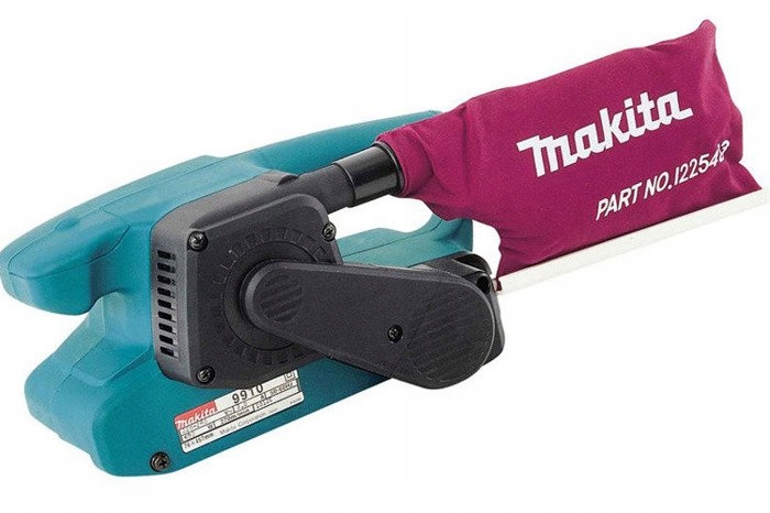 Makita Szlifierka taśmowa taśmówka 650W 76 mm 9910 worek na pył