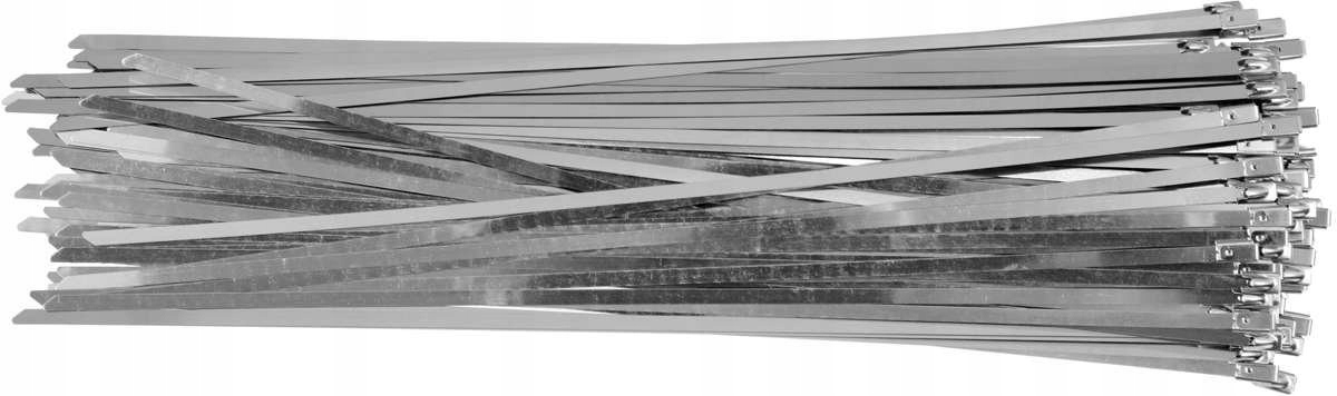 Opaski Zaciskowe Ze Stali Nierdzewnej 4.6X300MM 100SZT.