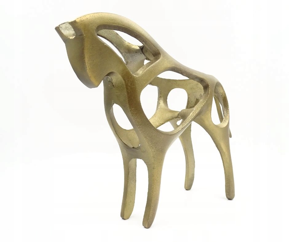 Dekorativní Figkurka Aluminium Kůň Amber 38 x 25 x 9 cm