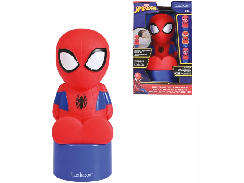 Zabawka lampka nocna z głośnikiem Spider-Man NS02SP