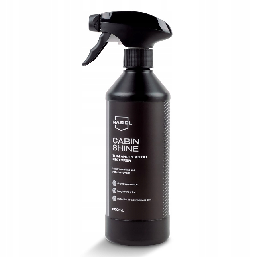 Nasiol CabinShine 500ml satynowy dressing do kokpitu, antystatyczny