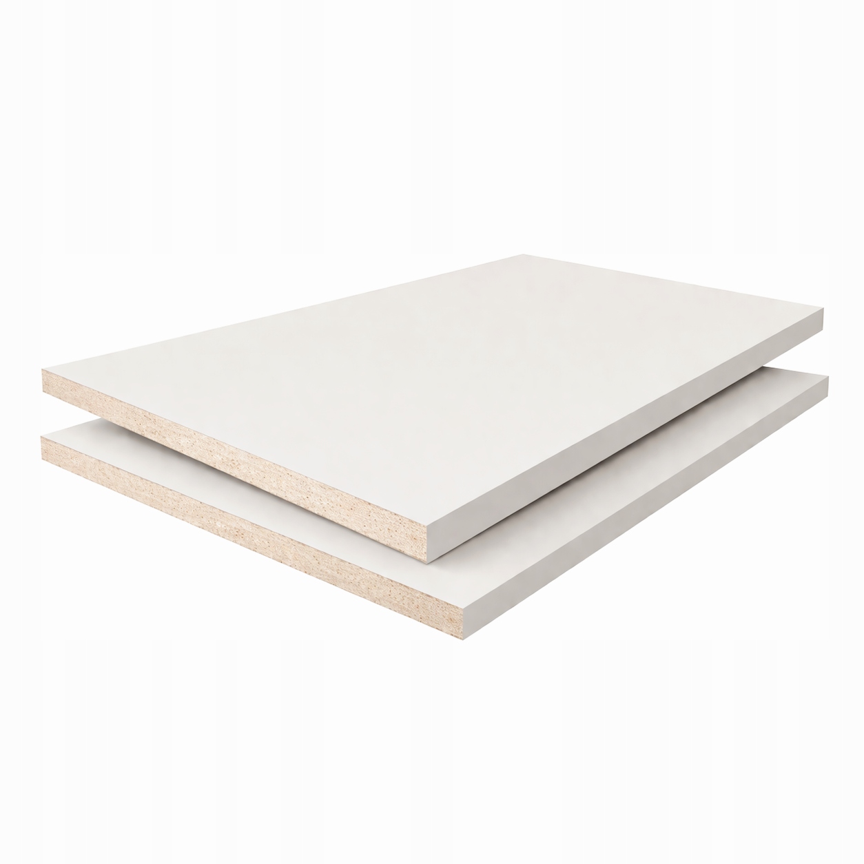 PÓŁKI DO SZAFA EDEN 50CM 2SZT 18MM MOCNE OKLEINA 0,8MM BIAŁE