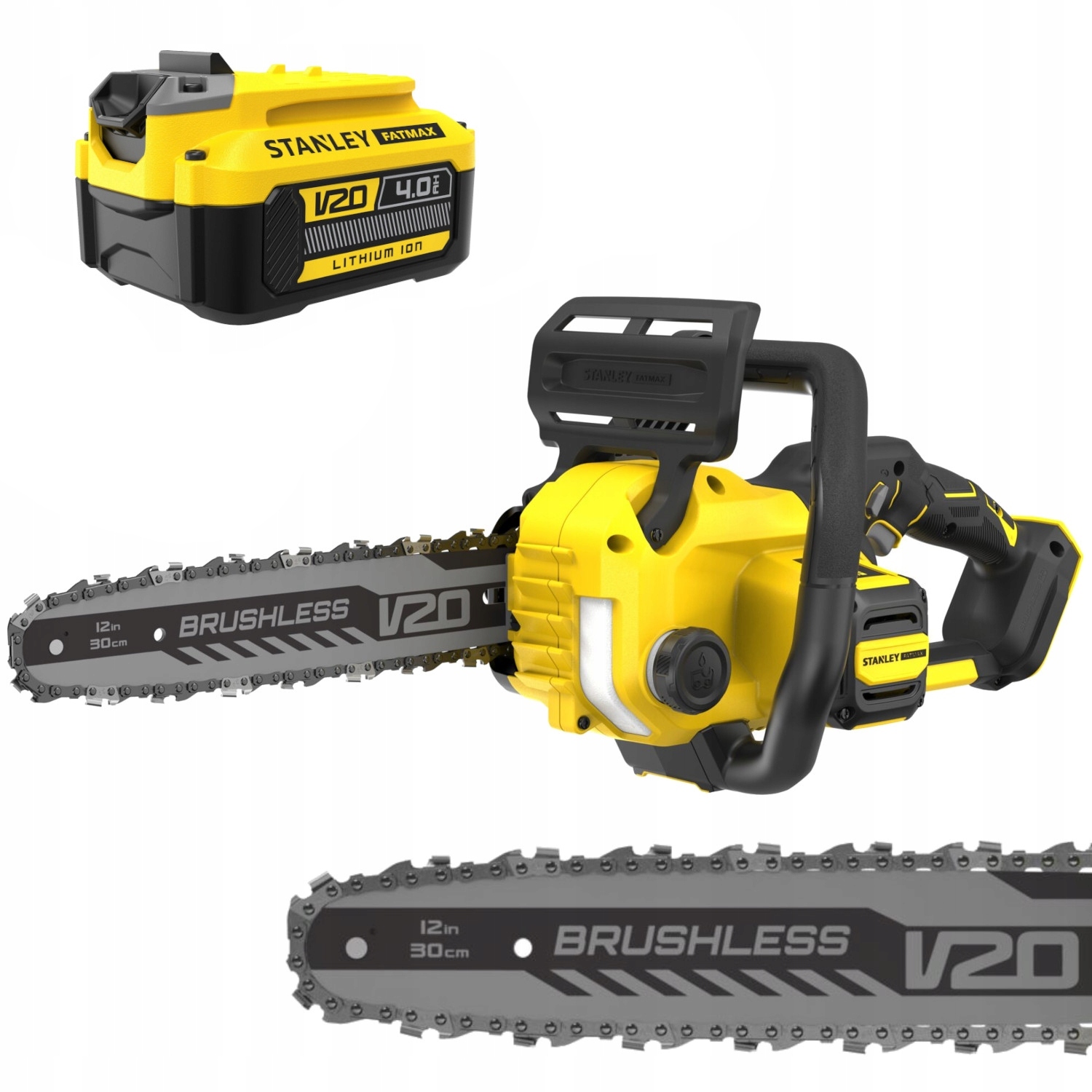 Stanley Akumulatorowa Piła łańcuchowa SFMCCS730B 30cm 18V V20 Aku 4Ah
