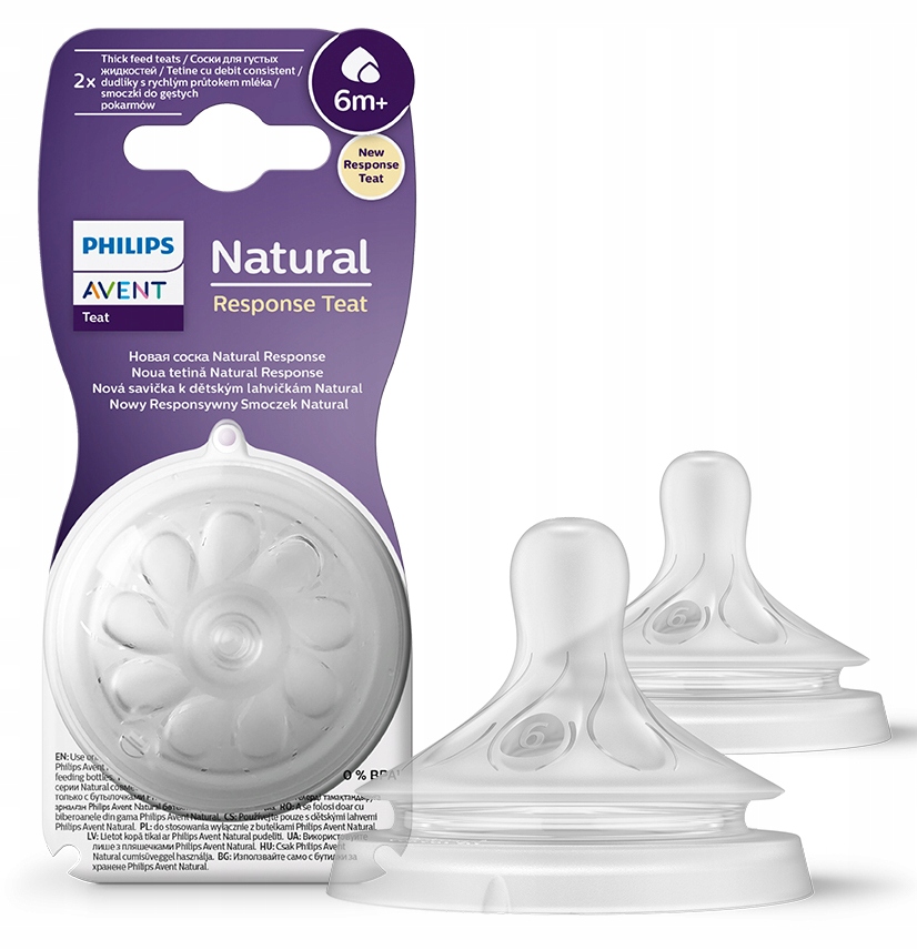 

Avent Natural Response Smoczek Do Kaszek 2szt 6m+