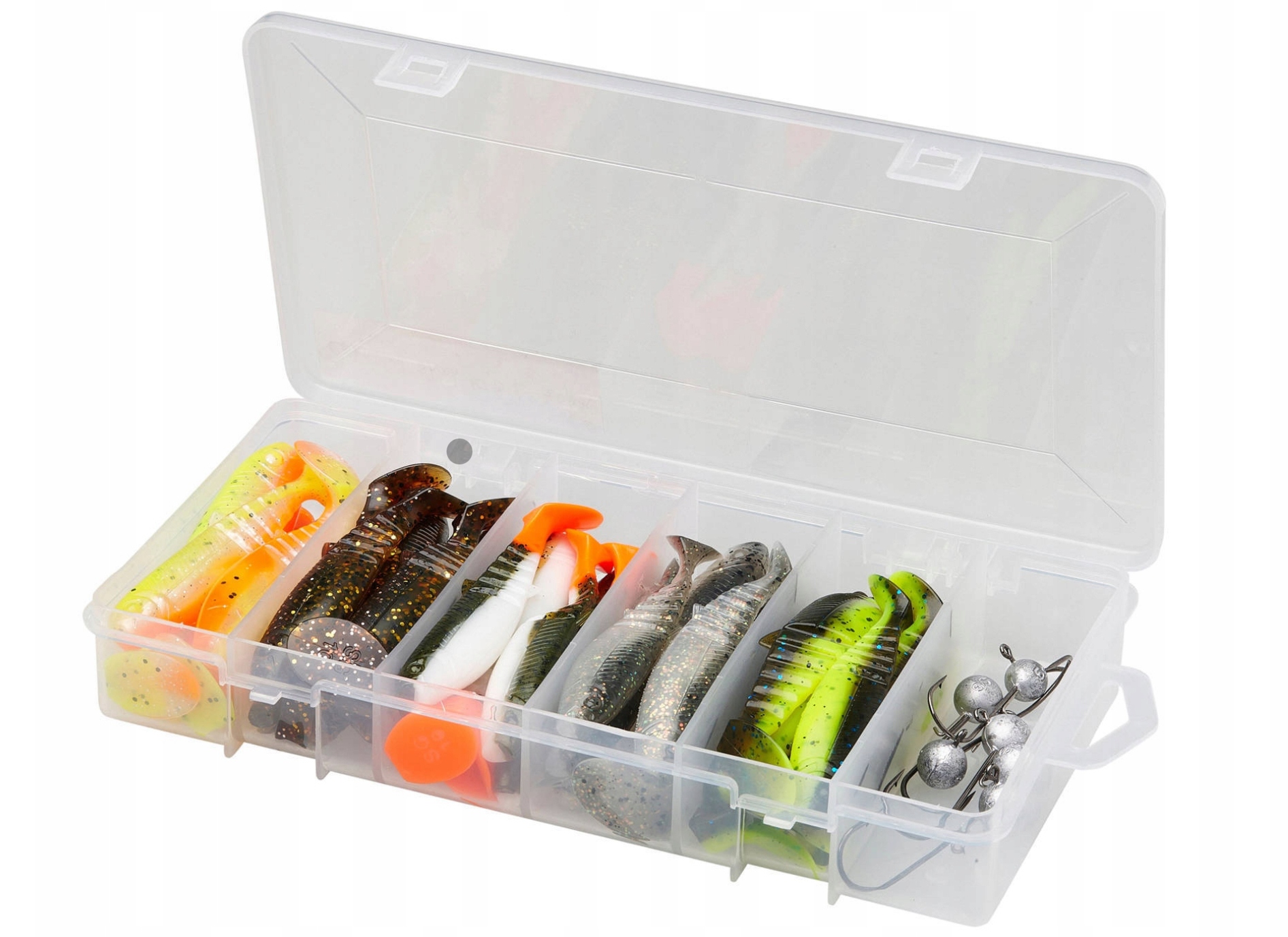 Sada Rybářských Gum Cannibal Shad Miks 10-12.5 cm 36 Ks Savage Gear