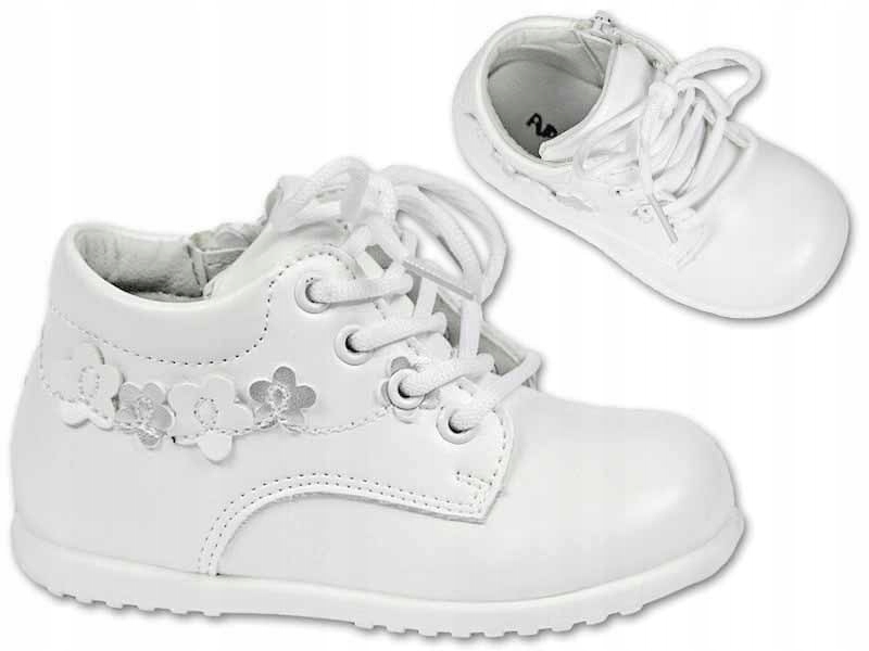 

Trzewiki półbuty wkł.profil Skóra Natur zamek r.23