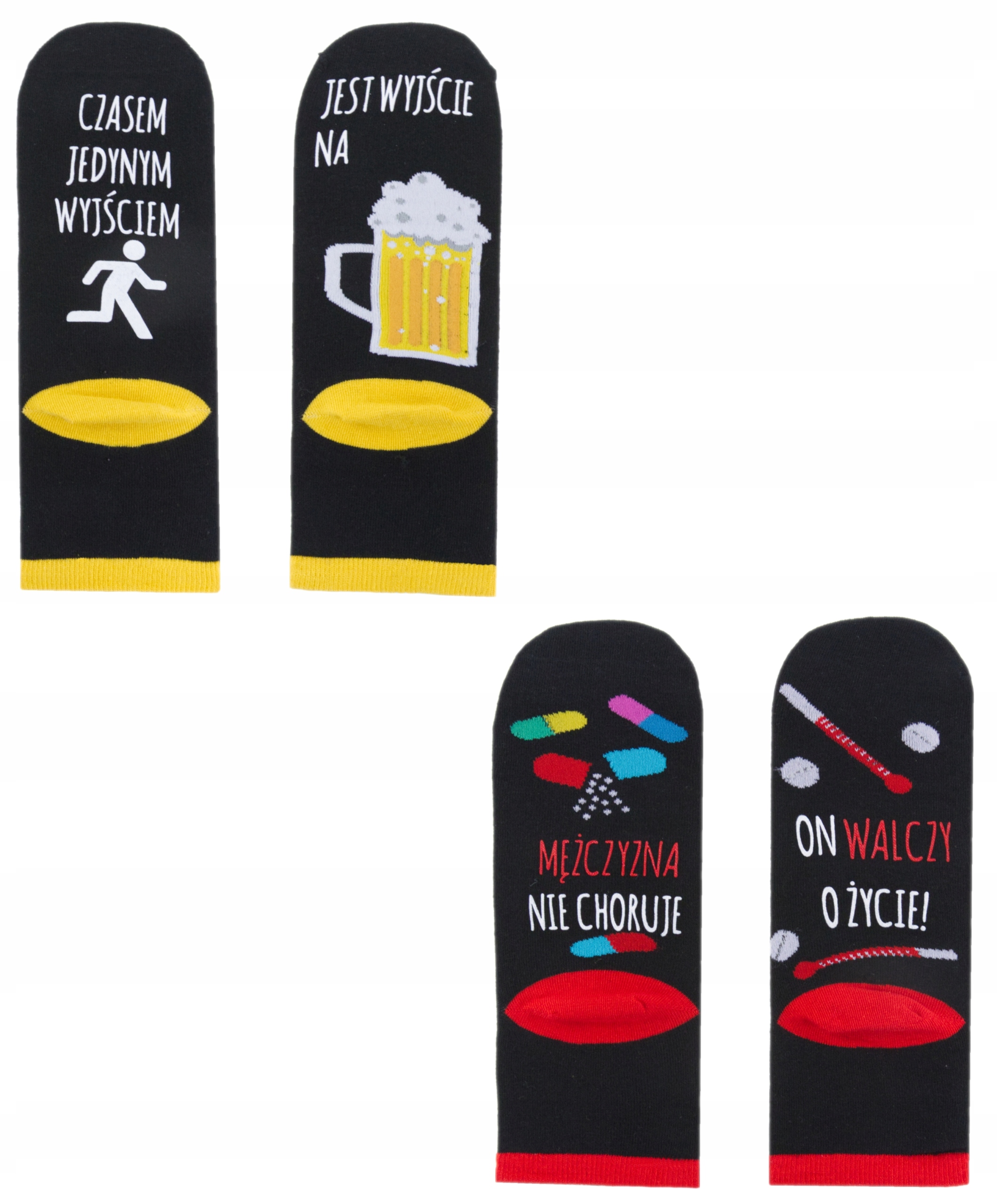 

Moraj Skarpety Śmieszne 2-PARY Prezent Socks 43-45