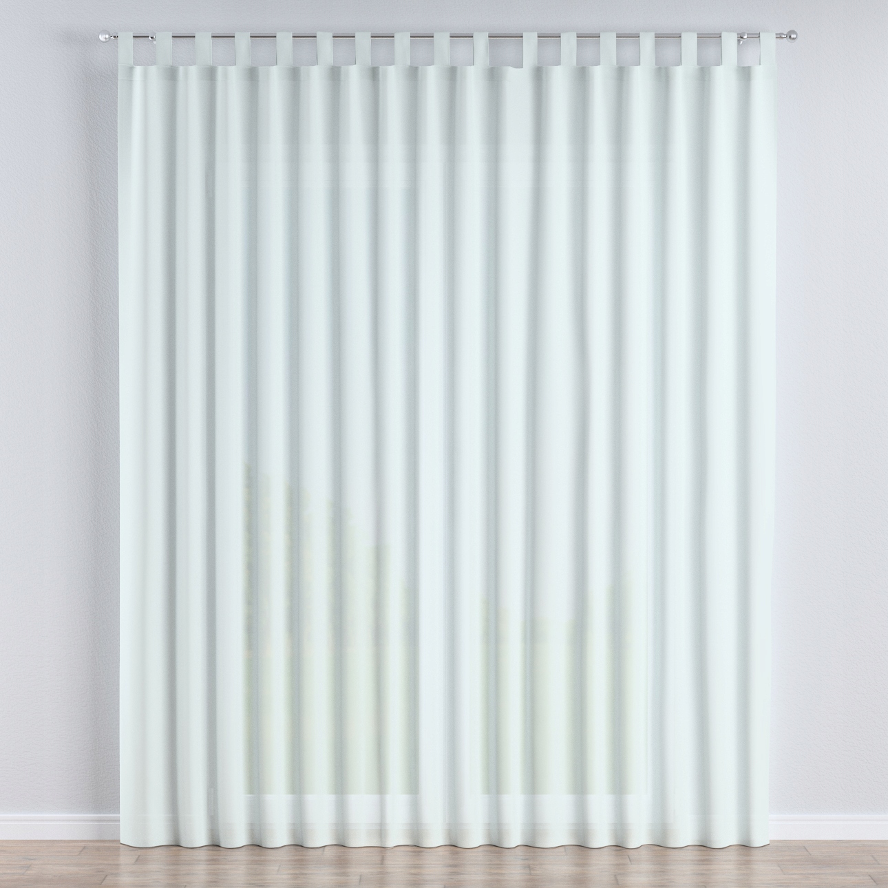 Hotová Záclona na poutkách Voálová 300x245cm zelená