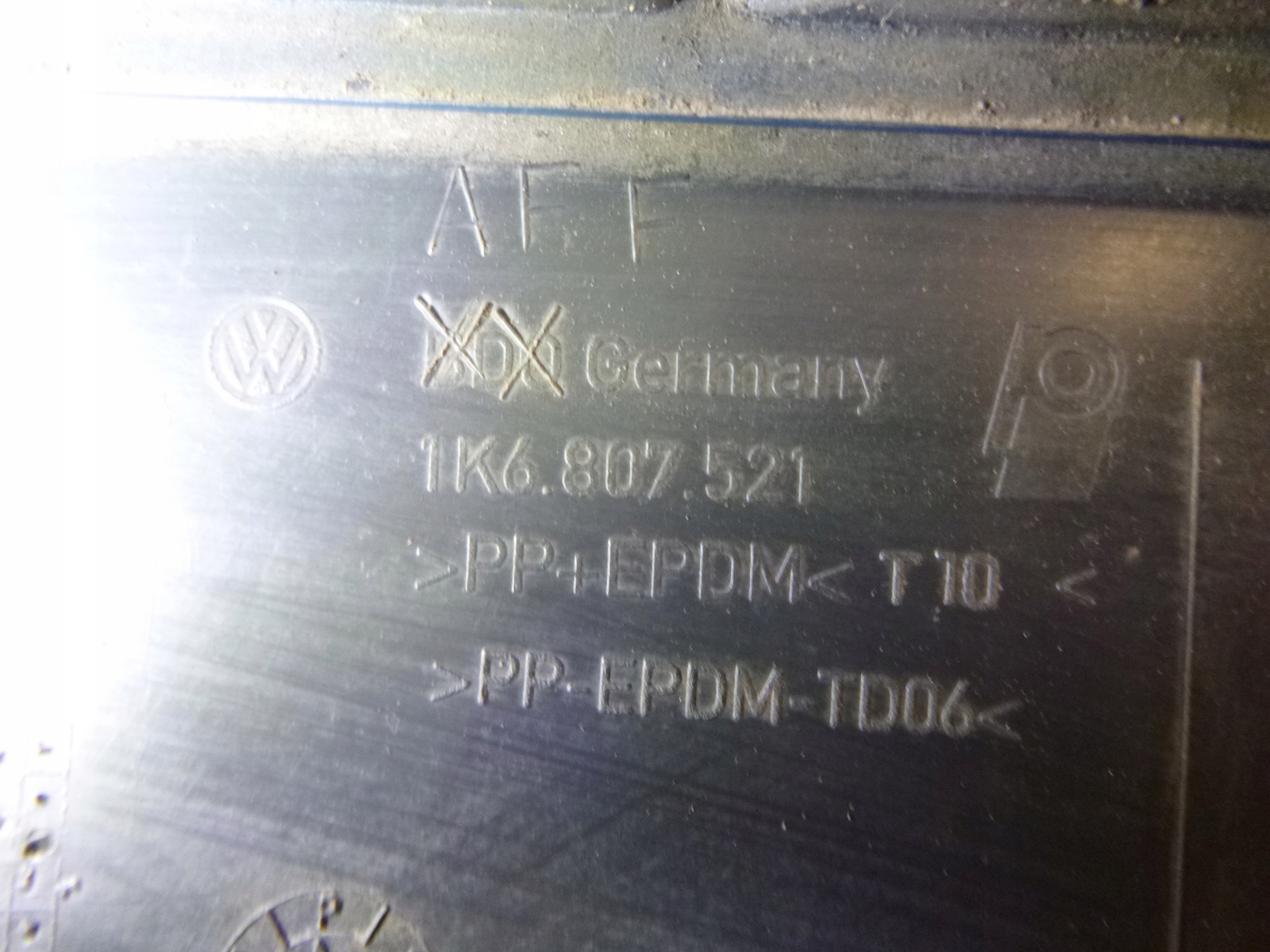 stoßstange hinten VW Golf V hatchback 2003-2008 LA5S 1K6807521 OE