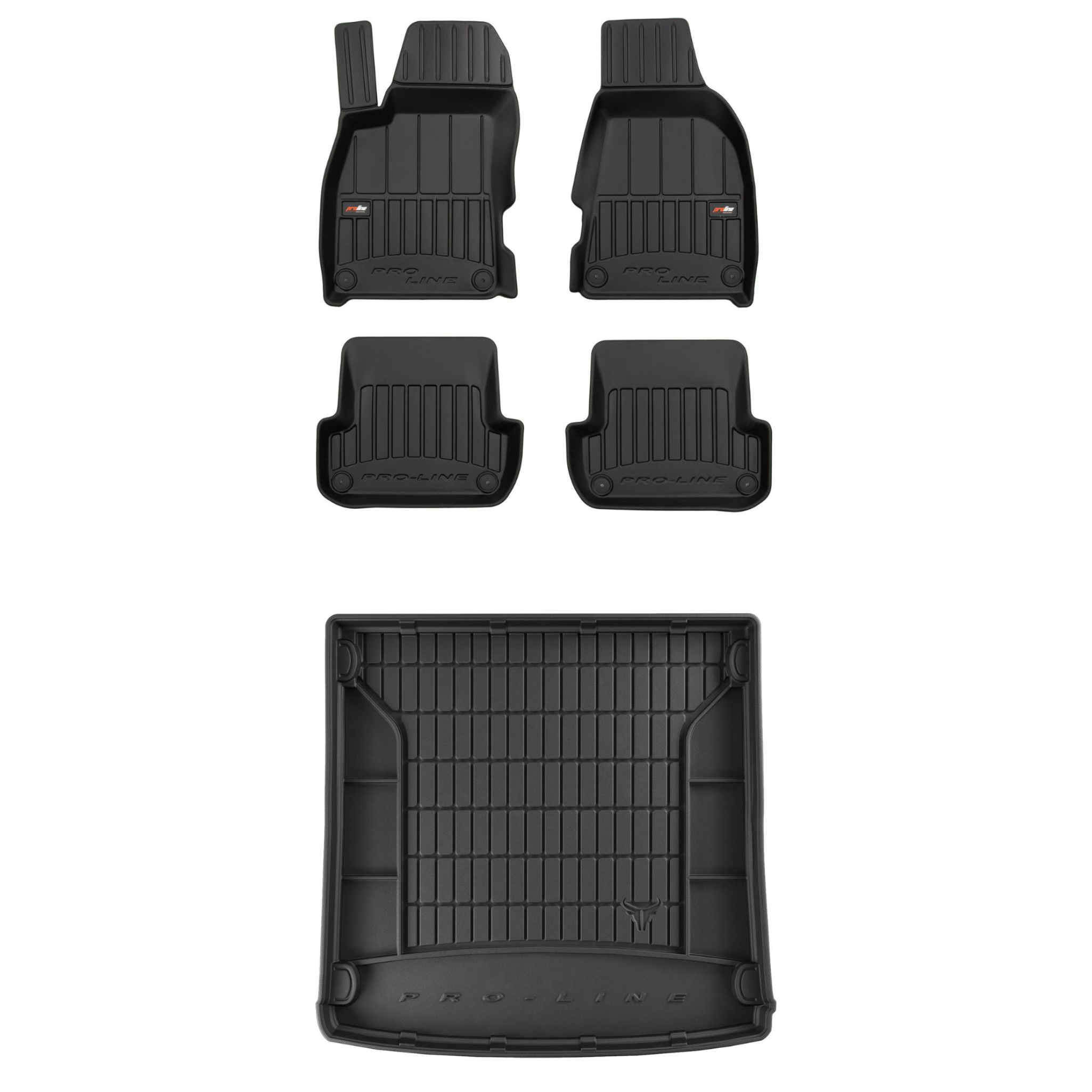 Sada gumových kobercov a rohoží pre Audi A4 B7 04-08