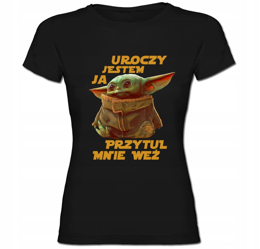 

Tshirt damski baby yoda przytul mnie weź jedi XXL