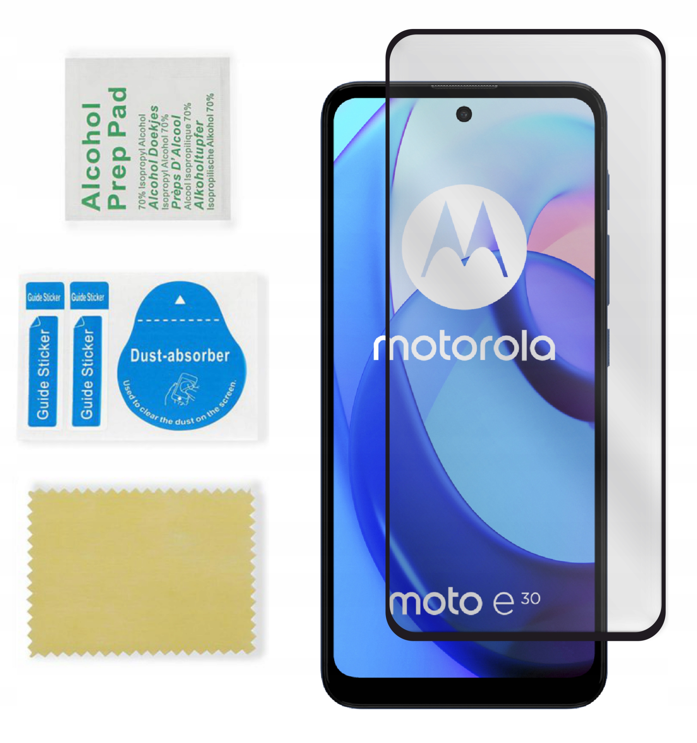 

Szkło 5D Cały Ekran Do Motorola Moto E30/ E40 4G