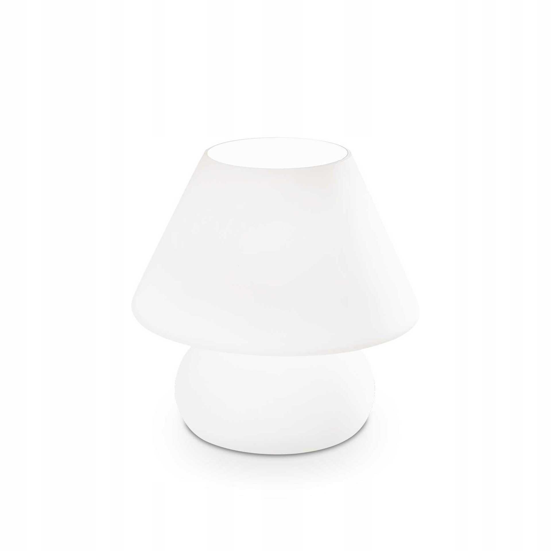 Stolní lampa Ideal Lux Prato Tl Big E27 sklo bílá 240mm