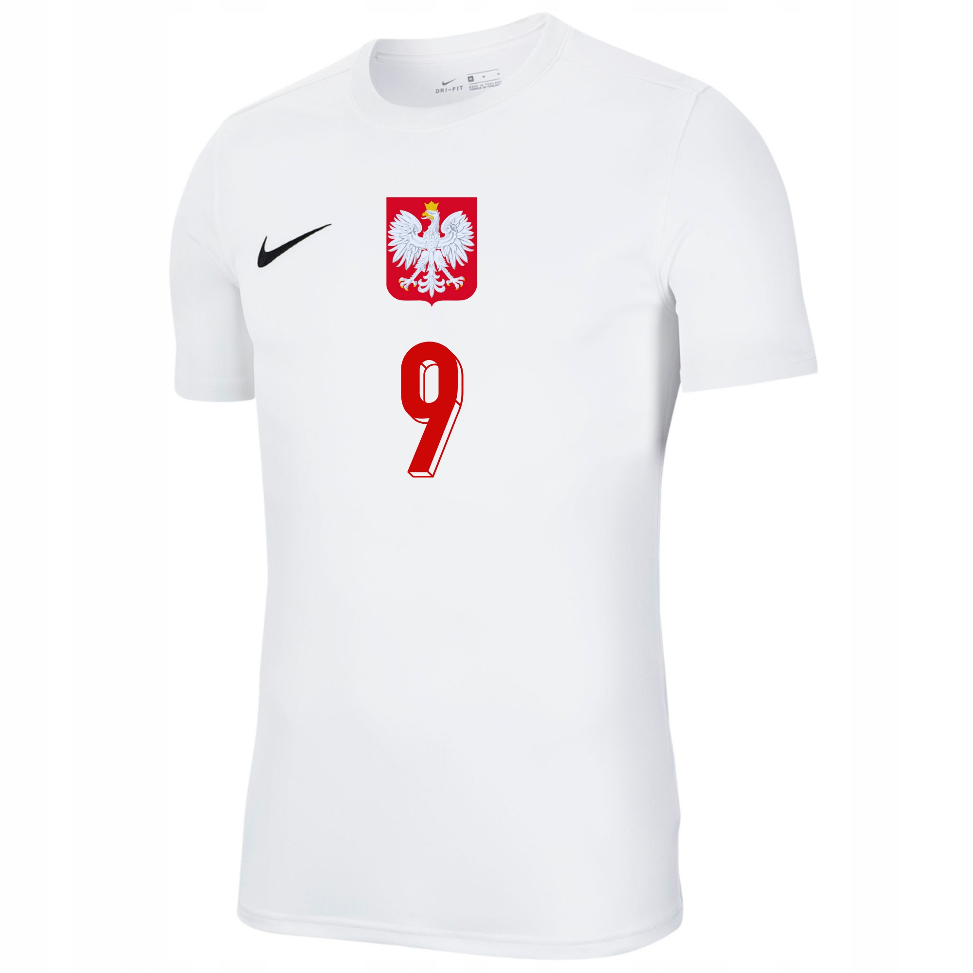 Nike koszulka POLSKA Polski męska nadruk L piłkarska Lewandowski Marka Nike